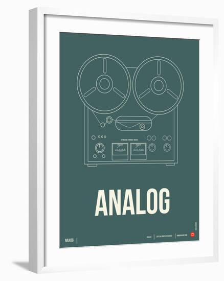 Analog Poster-NaxArt-Framed Art Print