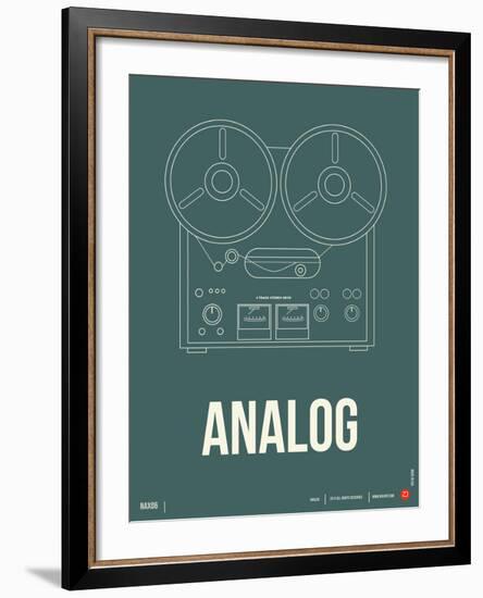 Analog Poster-NaxArt-Framed Art Print