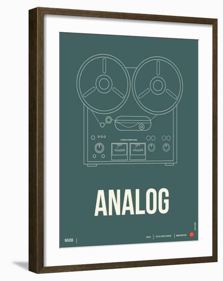 Analog Poster-NaxArt-Framed Art Print