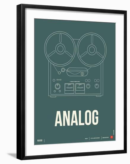 Analog Poster-NaxArt-Framed Art Print