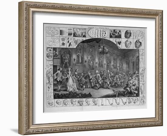 Analysis of Beauty, Plate Ii, 1753-William Hogarth-Framed Giclee Print