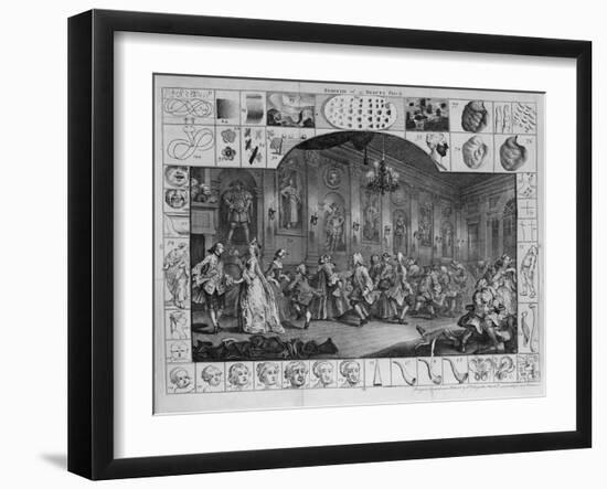 Analysis of Beauty, Plate Ii, 1753-William Hogarth-Framed Giclee Print