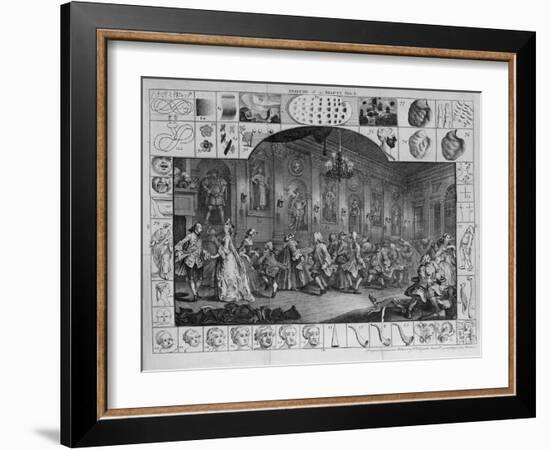 Analysis of Beauty, Plate Ii, 1753-William Hogarth-Framed Giclee Print