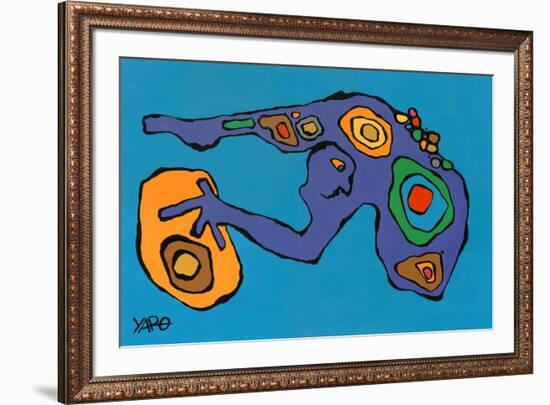 Anamorphism-Yaro-Framed Art Print