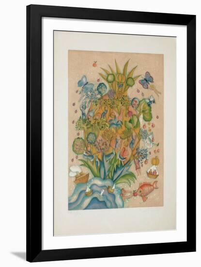 Ananas des Iles-Francoise Deberdt-Framed Premium Edition