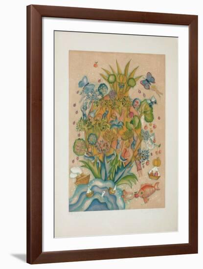 Ananas des Iles-Francoise Deberdt-Framed Premium Edition