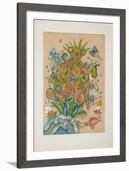 Ananas des Iles-Francoise Deberdt-Framed Premium Edition