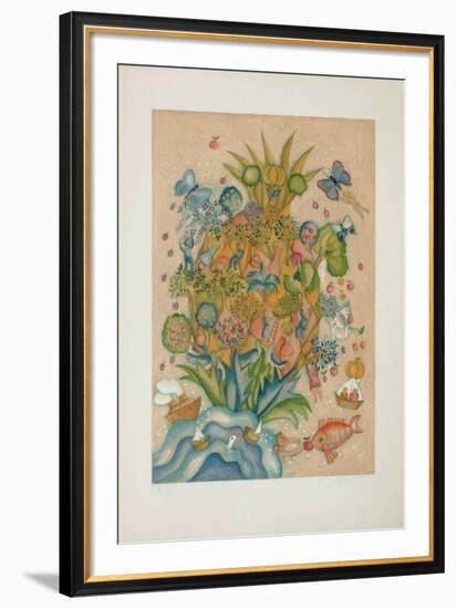 Ananas des Iles-Francoise Deberdt-Framed Premium Edition