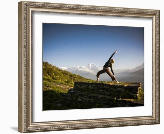 Anapurna Circuit, Ghorepani, Nepal-Dan Holz-Framed Photographic Print