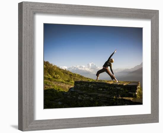 Anapurna Circuit, Ghorepani, Nepal-Dan Holz-Framed Photographic Print