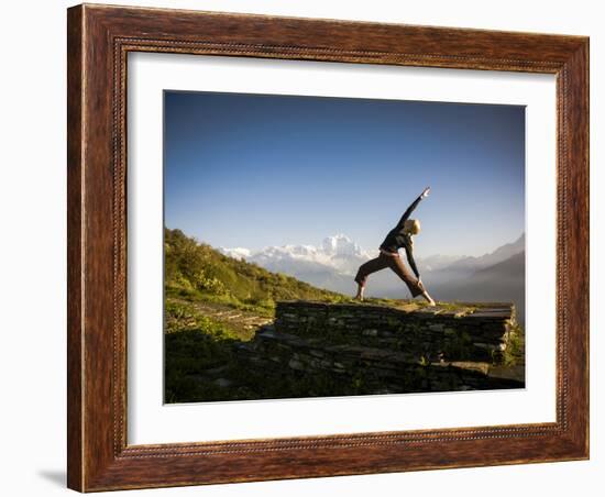 Anapurna Circuit, Ghorepani, Nepal-Dan Holz-Framed Photographic Print