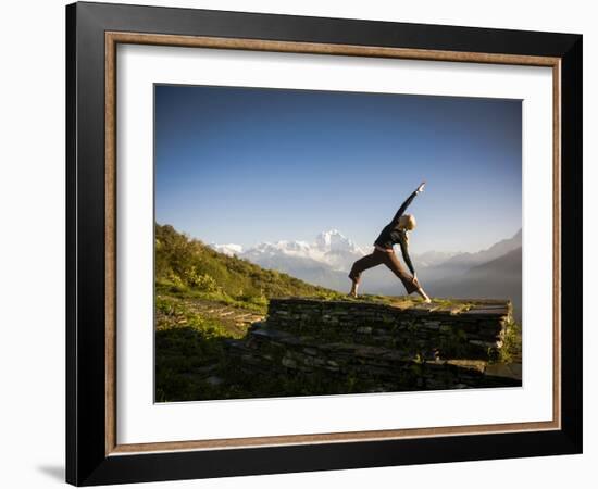 Anapurna Circuit, Ghorepani, Nepal-Dan Holz-Framed Photographic Print