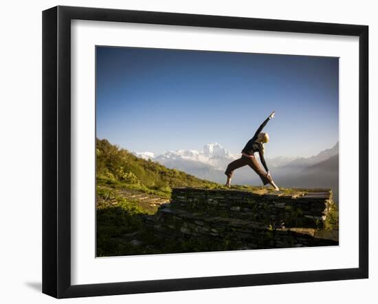 Anapurna Circuit, Ghorepani, Nepal-Dan Holz-Framed Photographic Print