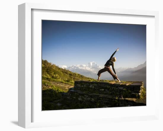 Anapurna Circuit, Ghorepani, Nepal-Dan Holz-Framed Photographic Print