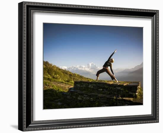 Anapurna Circuit, Ghorepani, Nepal-Dan Holz-Framed Photographic Print