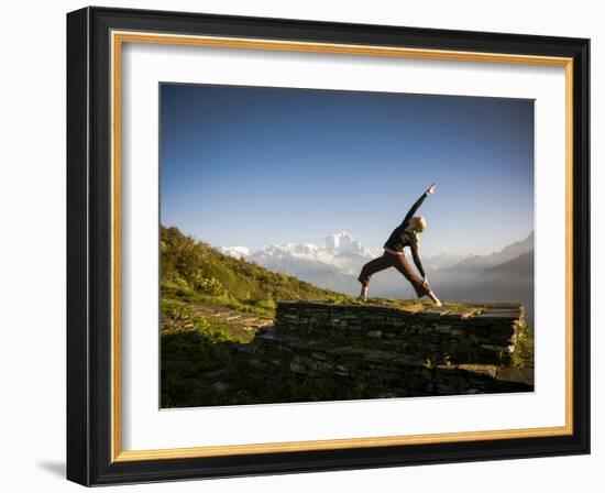 Anapurna Circuit, Ghorepani, Nepal-Dan Holz-Framed Photographic Print