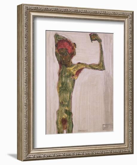 Anarchist, C.1909-10-Egon Schiele-Framed Giclee Print