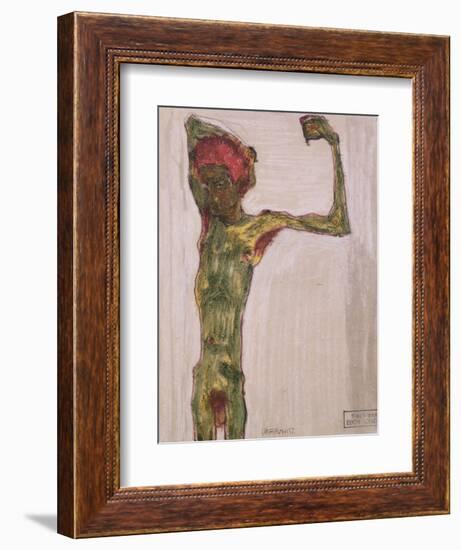 Anarchist, C.1909-10-Egon Schiele-Framed Giclee Print