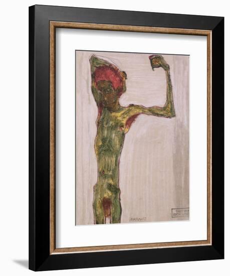 Anarchist, C.1909-10-Egon Schiele-Framed Giclee Print