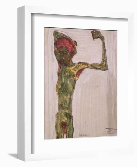 Anarchist, C.1909-10-Egon Schiele-Framed Giclee Print