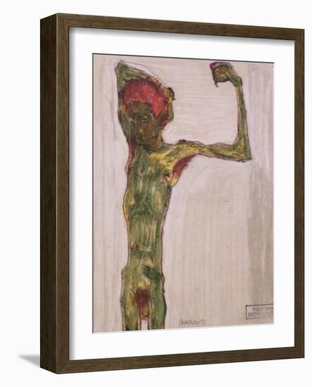 Anarchist, C.1909-10-Egon Schiele-Framed Giclee Print