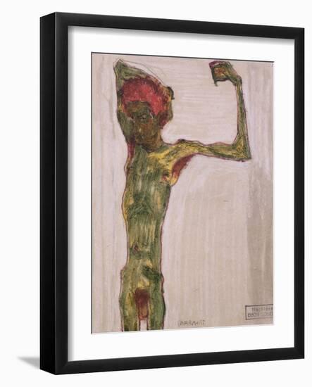 Anarchist, C.1909-10-Egon Schiele-Framed Giclee Print