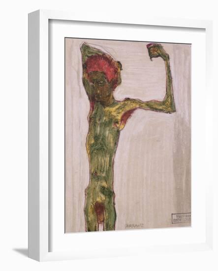 Anarchist, C.1909-10-Egon Schiele-Framed Giclee Print