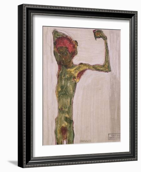 Anarchist, C.1909-10-Egon Schiele-Framed Giclee Print