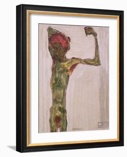 Anarchist, C.1909-10-Egon Schiele-Framed Giclee Print