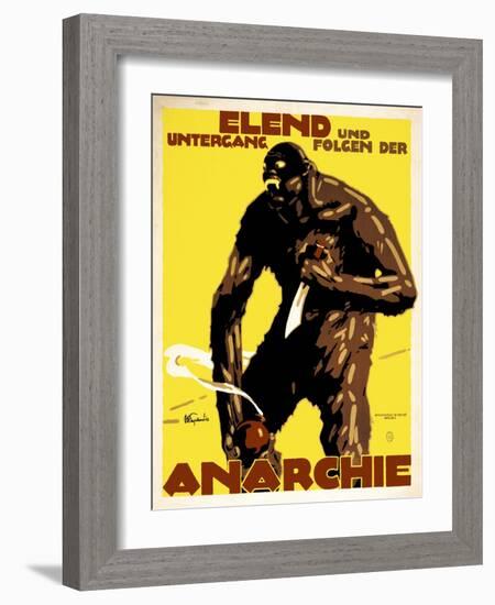 Anarchist Monster-null-Framed Giclee Print