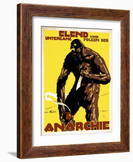 Anarchist Monster-null-Framed Giclee Print