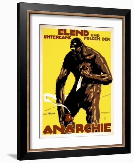 Anarchist Monster-null-Framed Giclee Print