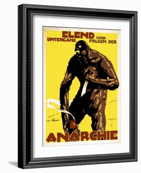 Anarchist Monster-null-Framed Giclee Print