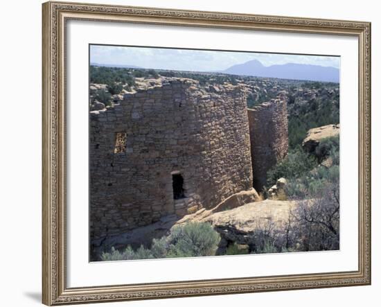 Anasazi Ancestral Puebloan Ruins at Howenweep National Monument, Utah-null-Framed Photographic Print