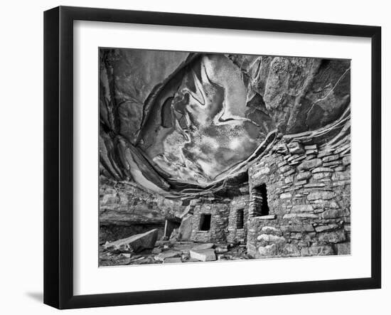 Anasazi Granary, Cedar Mesa, Utah, USA-John Ford-Framed Photographic Print