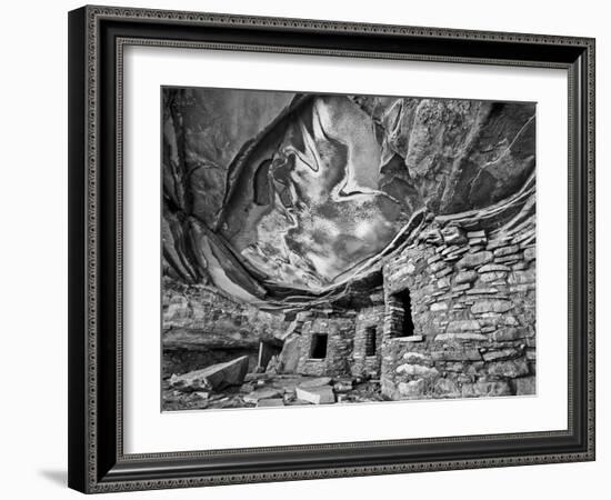 Anasazi Granary, Cedar Mesa, Utah, USA-John Ford-Framed Photographic Print