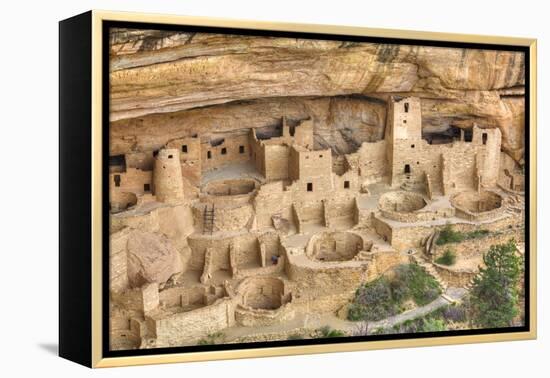 Anasazi Ruins, Cliff Palace, Dating from Between 600 Ad and 1300 Ad-Richard Maschmeyer-Framed Premier Image Canvas