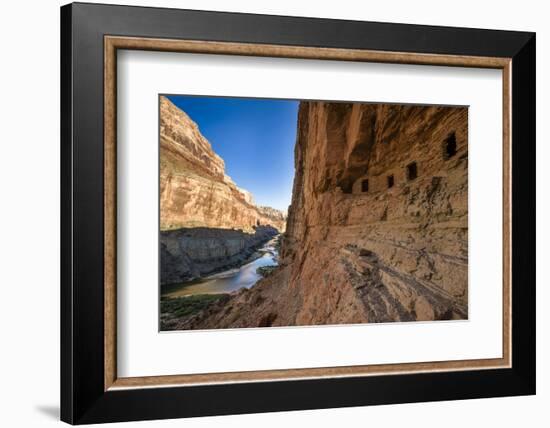 Anasazi Ruins. Nankoweap Granaries. Grand Canyon. Arizona. USA-Tom Norring-Framed Photographic Print