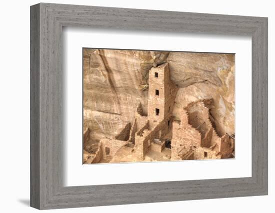 Anasazi Ruins, Square Tower House, Dating from Between 600 Ad and 1300 Ad-Richard Maschmeyer-Framed Photographic Print