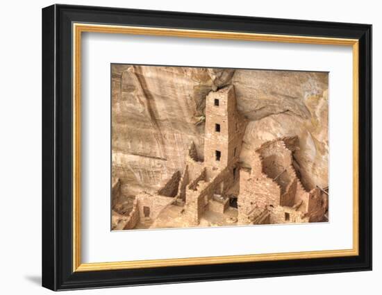 Anasazi Ruins, Square Tower House, Dating from Between 600 Ad and 1300 Ad-Richard Maschmeyer-Framed Photographic Print