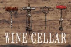 Wine Cellar Reclaimed Wood Sign-Anastasia Ricci-Art Print