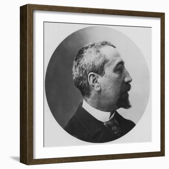 Anatole France, French Poet, Journalist and Novelist, 1870S-Felix Nadar-Framed Giclee Print