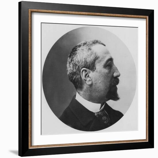 Anatole France, French Poet, Journalist and Novelist, 1870S-Felix Nadar-Framed Giclee Print