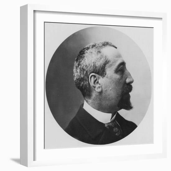 Anatole France, French Poet, Journalist and Novelist, 1870S-Felix Nadar-Framed Giclee Print