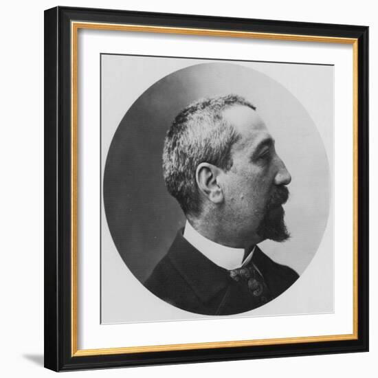 Anatole France, French Poet, Journalist and Novelist, 1870S-Felix Nadar-Framed Giclee Print