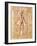 Anatomical Chart of Human Body, Tractatabus de Pestilentia, 15th century Manuscript by M. Albik-null-Framed Giclee Print