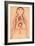 Anatomical Diagram of a Woman and Her Foetus-Mansour B. Eliyas Chirazi-Framed Giclee Print