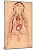 Anatomical Diagram of a Woman and Her Foetus-Mansour B. Eliyas Chirazi-Mounted Giclee Print