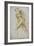 Anatomical Study: a Nude Striding to the Right His Hands Behind His Back-Peter Paul Rubens-Framed Giclee Print