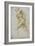 Anatomical Study: a Nude Striding to the Right His Hands Behind His Back-Peter Paul Rubens-Framed Giclee Print